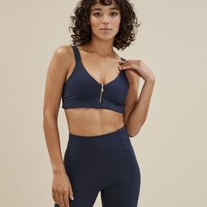 Girlfriend Collective Midnight Monroe Bra Sz. S
